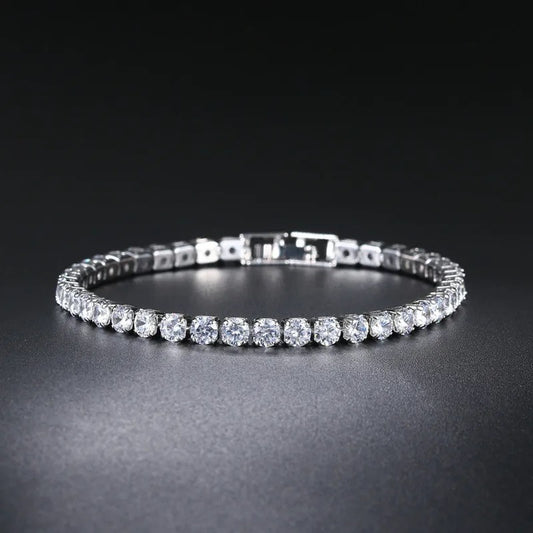 4MMTennis Bracelet Gold or Silver