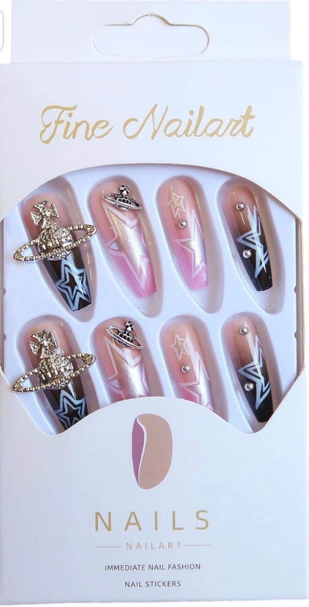 Charmed Rock Star Press On Nails